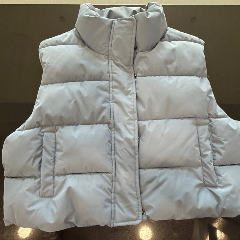 Garage Sky Blue Puffer Jacket